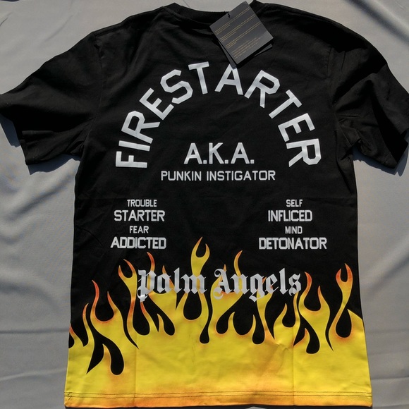 palm angels firestarter shirt